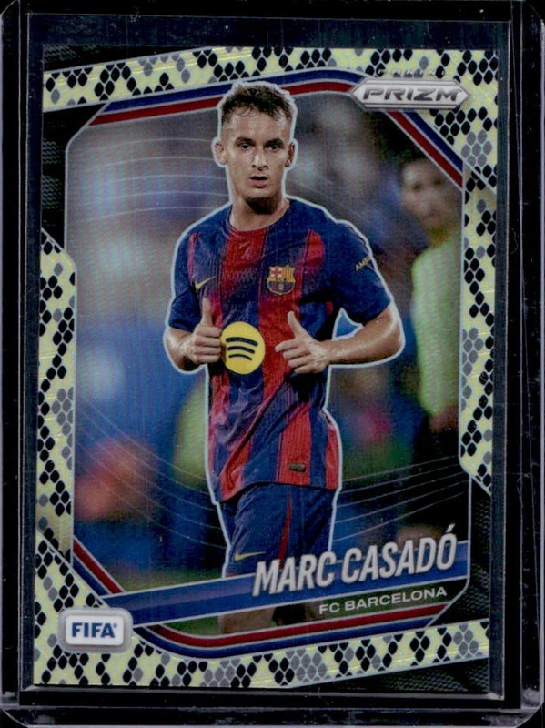 2025-26 Panini Prizm FIFA Marc Casado Snakeskin Prizm #258 Barcelona