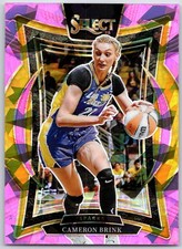 Cameron Brink 2025 Panini Select WNBA Pink Ice Prizms #9 Los Angeles Sparks