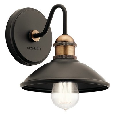 Clyde Wall Sconce 1-Light in Olde Bronze