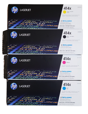 #ad HP LaserJet 414X Black Cyan Magenta Yellow 4 Pack Set New Sealed With Open Box $499.99