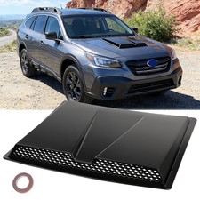 Glossy Black Racing Front Car Hood Air Flow Vent Decor Trim For Subaru Outback Glossy Black Racing Front Car Hood Air Flow Vent Decor Trim For Subaru Outback