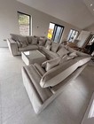 U-Shape Corner Sofa | beige | Full Back Cushions | Reduced price! | Best offer