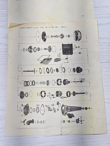 Ford OEM Automatic Transmission Overhaul Kit D4AZ-7C391-A BW-12 1973-74 Partial - Picture 6 of 16