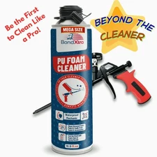 Spray Foam Cleaner, Insulation Polyurethane Sealant Remover for Pro Dispensing