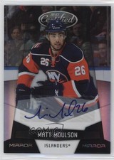 2010-11 Certified Mirror Black Signatures 1/1 Matt Moulson #91 Auto 0c3