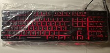 Rii RK108 Gaming Keyboard and Mouse Set, with 3 Colors Backlit (Red/Purple/Blue)