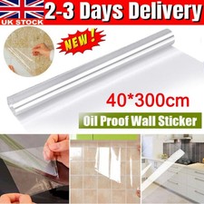 3M Transparent Kitchen Oil Proof Wall Sticker Self Adhesive Contact Paper Film