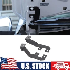 Engine Hood Hinge Ditch LED Light Mount Bracket For Mitsubishi L200 Triton 19-23