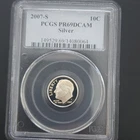 2007-S 10C Roosevelt Dime  PCGS PR69DCAM 90% Silver