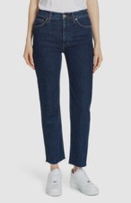 265 RE/DONE Women's Blue Originals Wide Leg Crop Jeans Pants Size 27