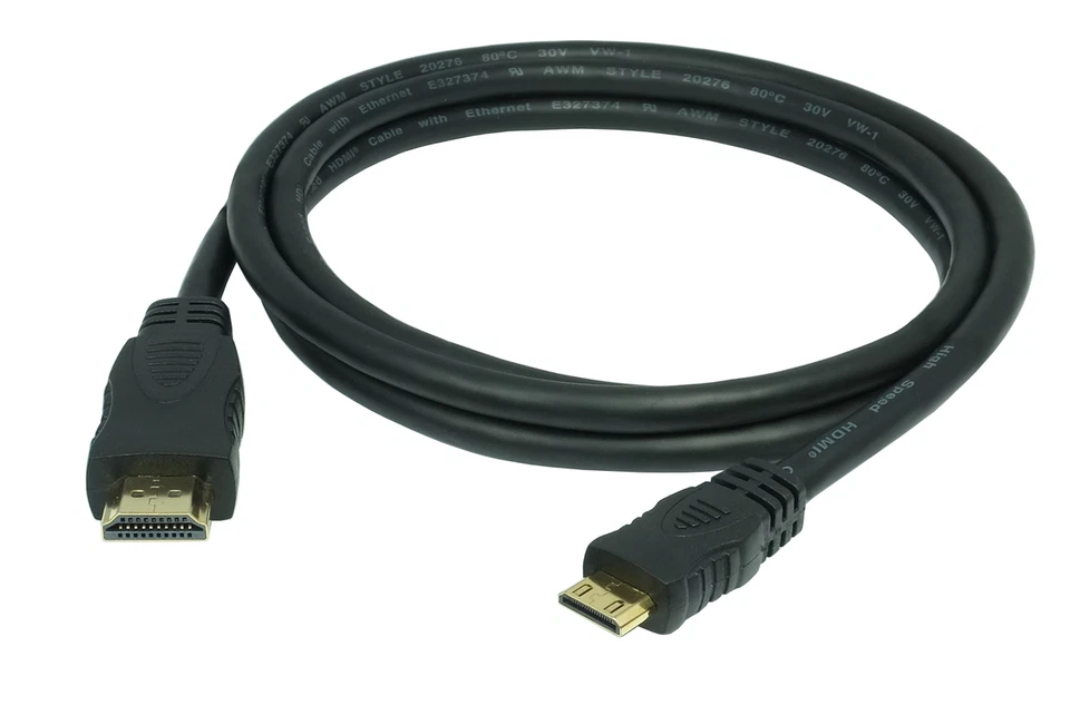 0,5m High Speed Mini HDMI Kabel (Ultra HD, 4Kx2K, Full HD, 3D, ARC, CEC)