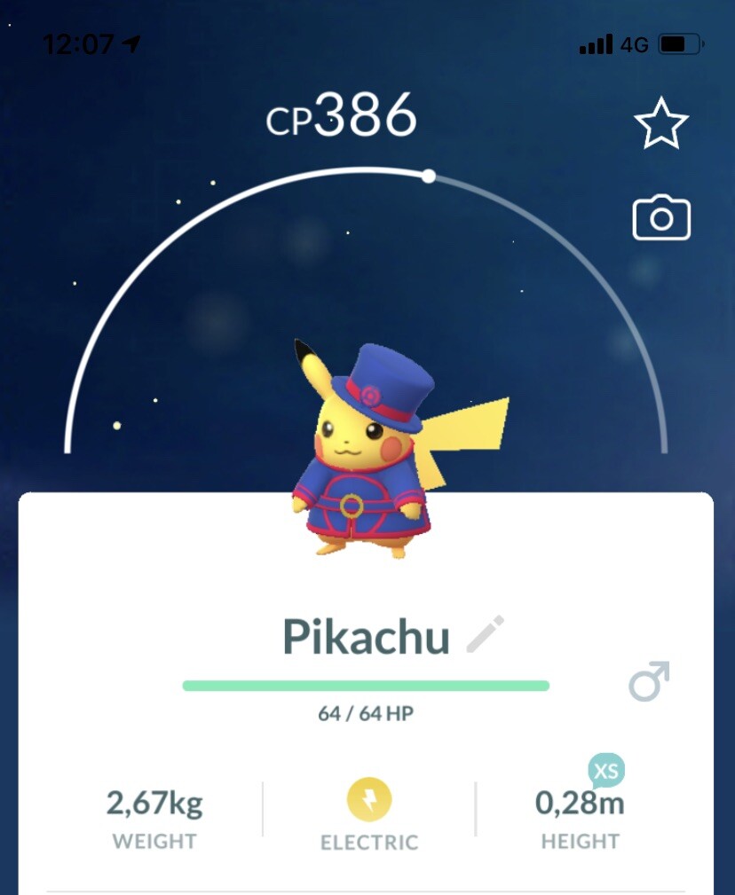 Shiny Pikachu Wearing Original Cap Pikachu Pokemon Go Pikachu