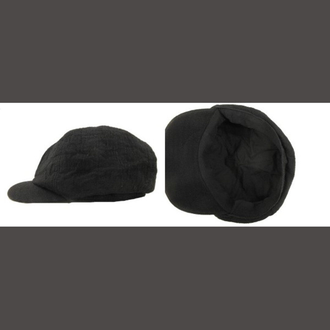 帽子 SASHIKO STRETCH MARINE CAP BLACK SASHIKO STRETCH MARINE CAP BLACK