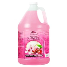 La Palm 2-in-1  Shampoo and Hand Soap Super Pearl Cherry Blossom 1 Gallon.Beauty