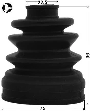 Kit de junta interior de arranque CV 75X96X22.5 Febest 0415-N94T OEM MR290408 Foto 2 de 3