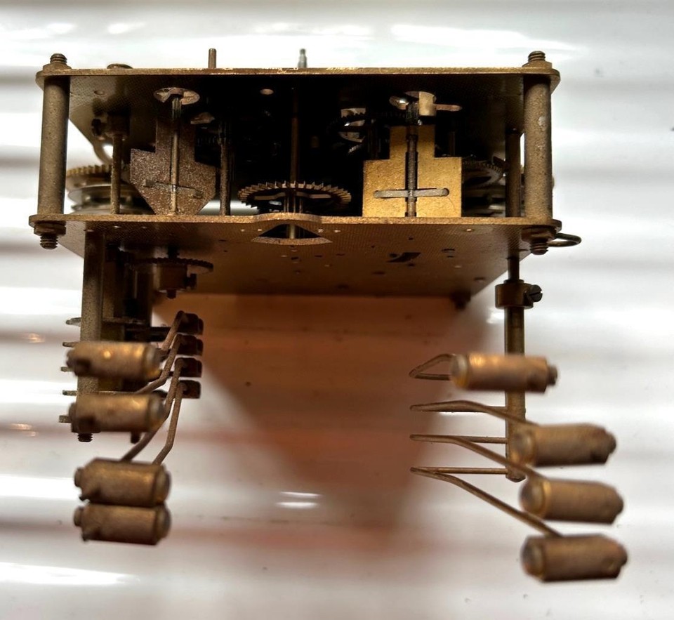 Vintage Franz Hermle Mantle Clock Movement 78 451050 Clock Spares