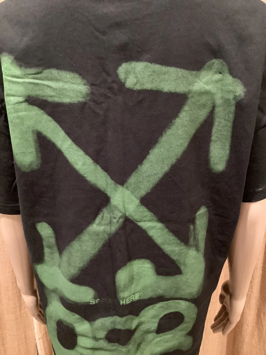 Off-White Green Man MAIN LABEL Tee - Tシャツ/カットソー(半袖/袖なし)