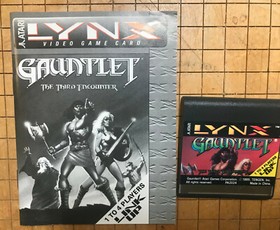 GAUNTLET Atari Lynx THE THIRD ENCOUNTER NEW DAMAGED BOX NOS PA2024