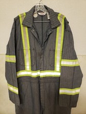 WALLS Master Made Herringbone Denim Coverall Reflector Road Mens 2XL Tall 50-52