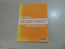 Workshop Manual Suzuki UE 125 UE 150 CT K1 2001 Onwards Repair Maintenance