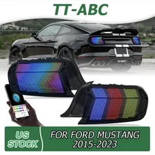 TT-ABC RGB Full LED Tail Lights For Ford Mustang 2015-2023 Rear Lamps Assembly