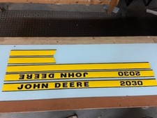 Aftermarket John Deere 2030 late Model replacement hood Decals