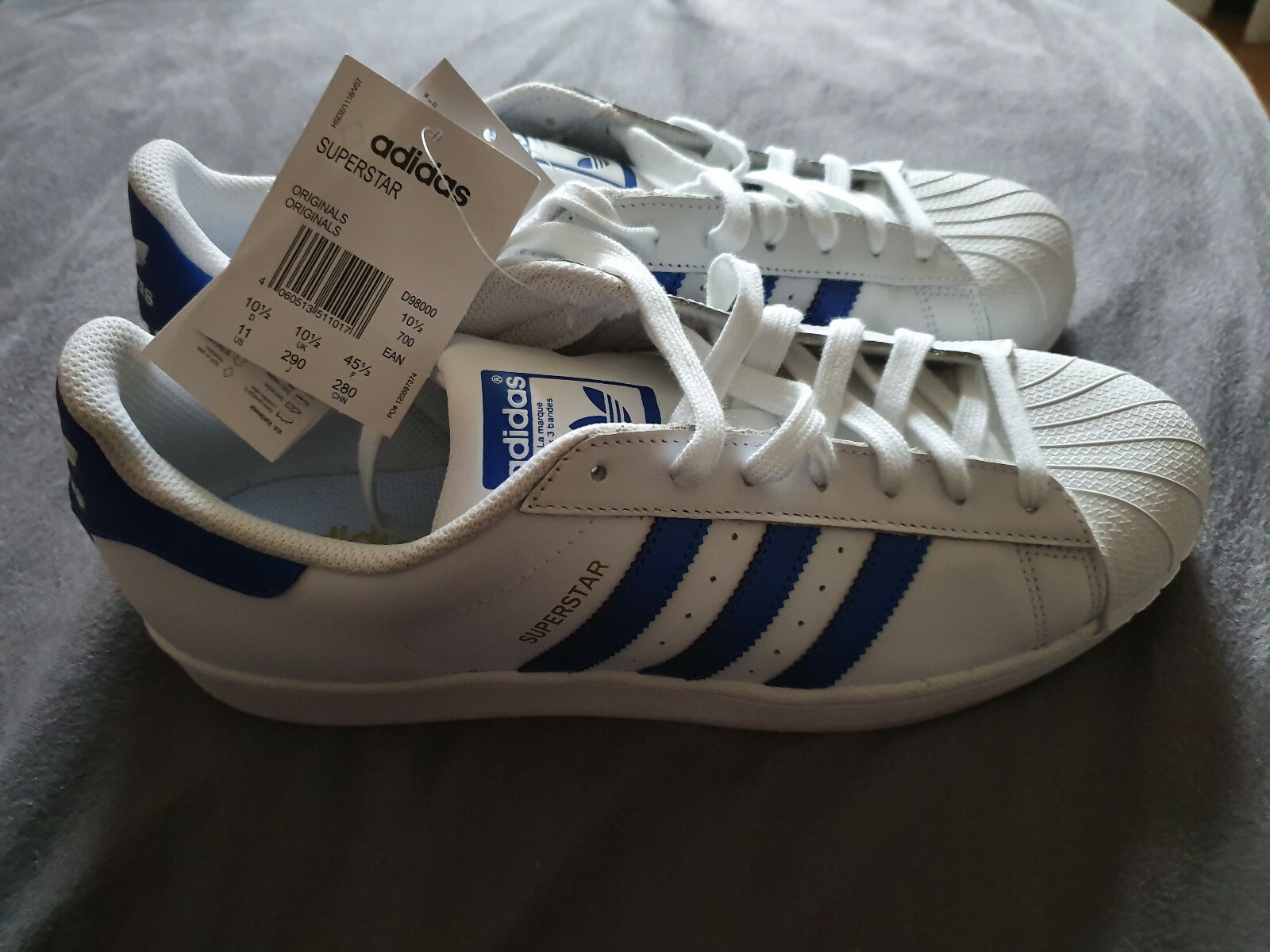 adidas superstar hellblau weiß