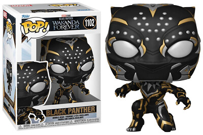   Funko Pop 1102 - Marvel - Black Panther - Wakanda Forever - Bobble-Head  