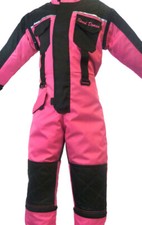 Baby Biker Kids Motorcycle Textile X-Tenda Suit Quad Waterproof Armour Pink - T
