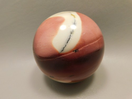 Mookaite Jasper 2.75 inch Stone Sphere Australia 70 mm #O40 - Picture 8 of 10