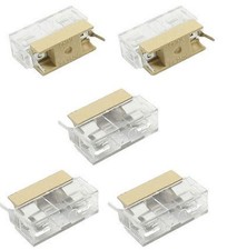 20PCS Panel Mount PCB Fuse Case Holder With Cover For 5x20mm Fuse 250V 6A 