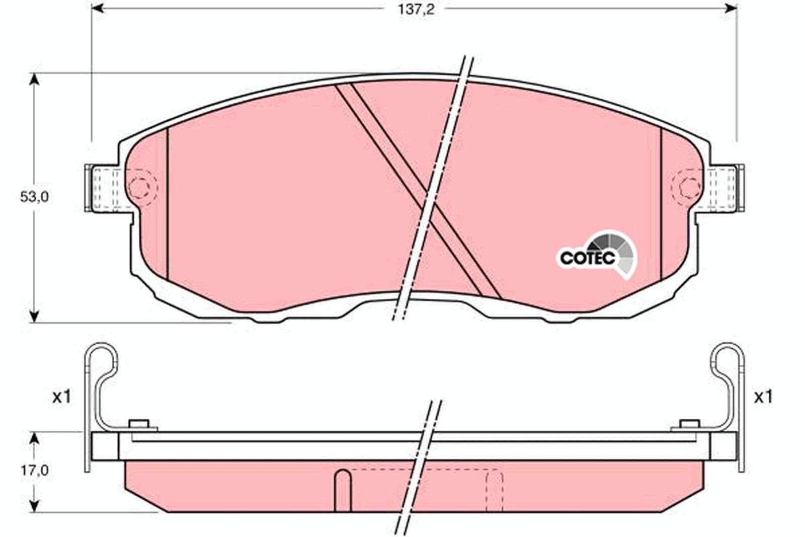 Plaquettes de frein Nissan Juke 10- haute performance thermique et friction stable