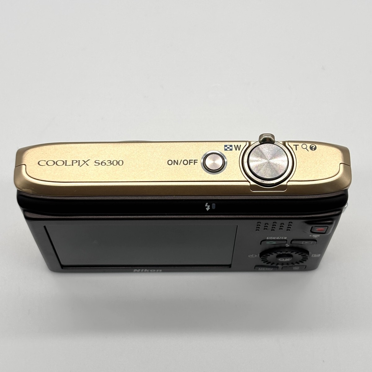 N-Mint Nikon COOLPIX S6300 Gold 16.0MP Digital Camera N-Mint Nikon COOLPIX S6300 Gold 16.0MP Digital Camera