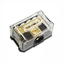 DB 4 Way Power Distribution Block, 0/2/4 AWG Gauge in, 4/8/10 4 Out 