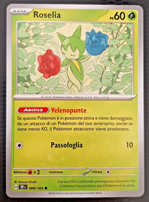 ROSELIA 008/162 auf Deutsch Pokemon ChronoForze