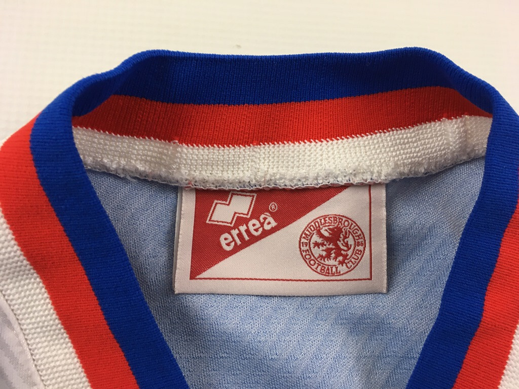 Maillot Middlesbrough FC Extérieur 1996/97 - Vintage Cellnet Errea - Taille XXL