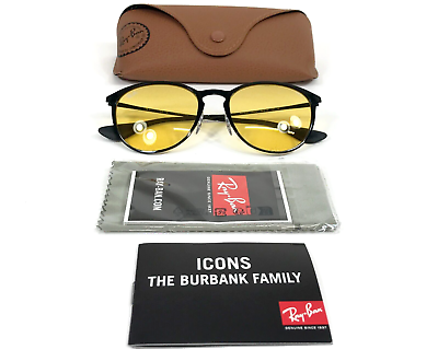 Ray-Ban Sunglasses RB3539 002/Q1 Black Frames w Yellow Ray-Ban Sunglasses RB3539 002/Q1 Black Frames w Yellow