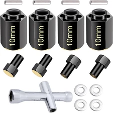 Brass Hex Extension for TRX4M Upgrades Parts Extended Wheel Hex Hubs Extenders O