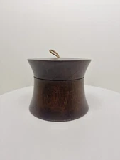 Vintage Jewelry Decorative Wooden Brown Trinket Box B1