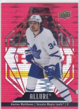2022/23 ALLURE..AUSTON MATTHEWS..RED RAINBOW..# 66..MAPLE LEAFS.. COMBINED SHIP