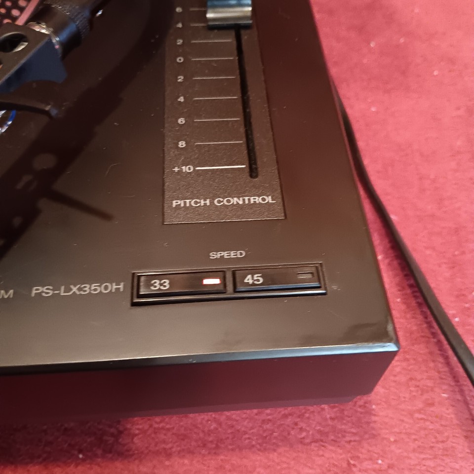 Sony PSLX350H Stereo Turntable Belt Driven Pitch Control Tested Please