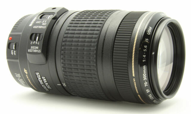 Canon EF 70-300mm f/4-5.6 IS USM Telephoto Zoom Lens for sale