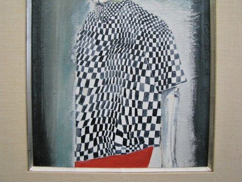 1963 Öl auf Leinwand von Bruno Caruso "Study of a Man in New York"; italienisches Bild - Bild 5 von 10