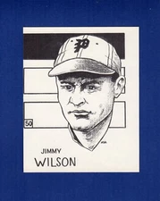 #50 JIMMY WILSON, Philadelphia Phillies~Cardinals~Reds ~ 1968-1969 SCFC art card