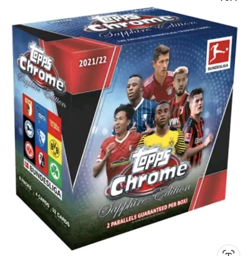 2021-22 2021/22 Topps Chrome Bundesliga Soccer Sapphire New Sealed Box *IN HAND*