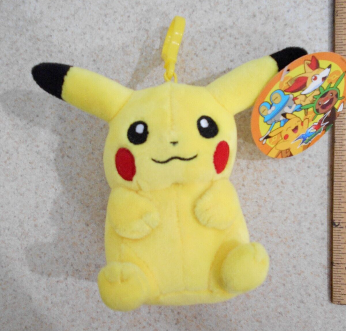 Pokemon XY w/ Tag 1997 Pikachu Plush Japanese Game Freak Clip | eBay