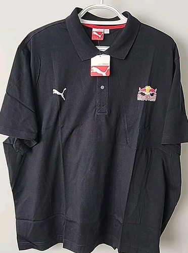 Vintage XL Puma Red Bull Racing Nascar Team Issued Pit Crew Golf/Polo Shirt New