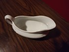 Vintage White Anchor Pottery Gravy Boat — photo 3