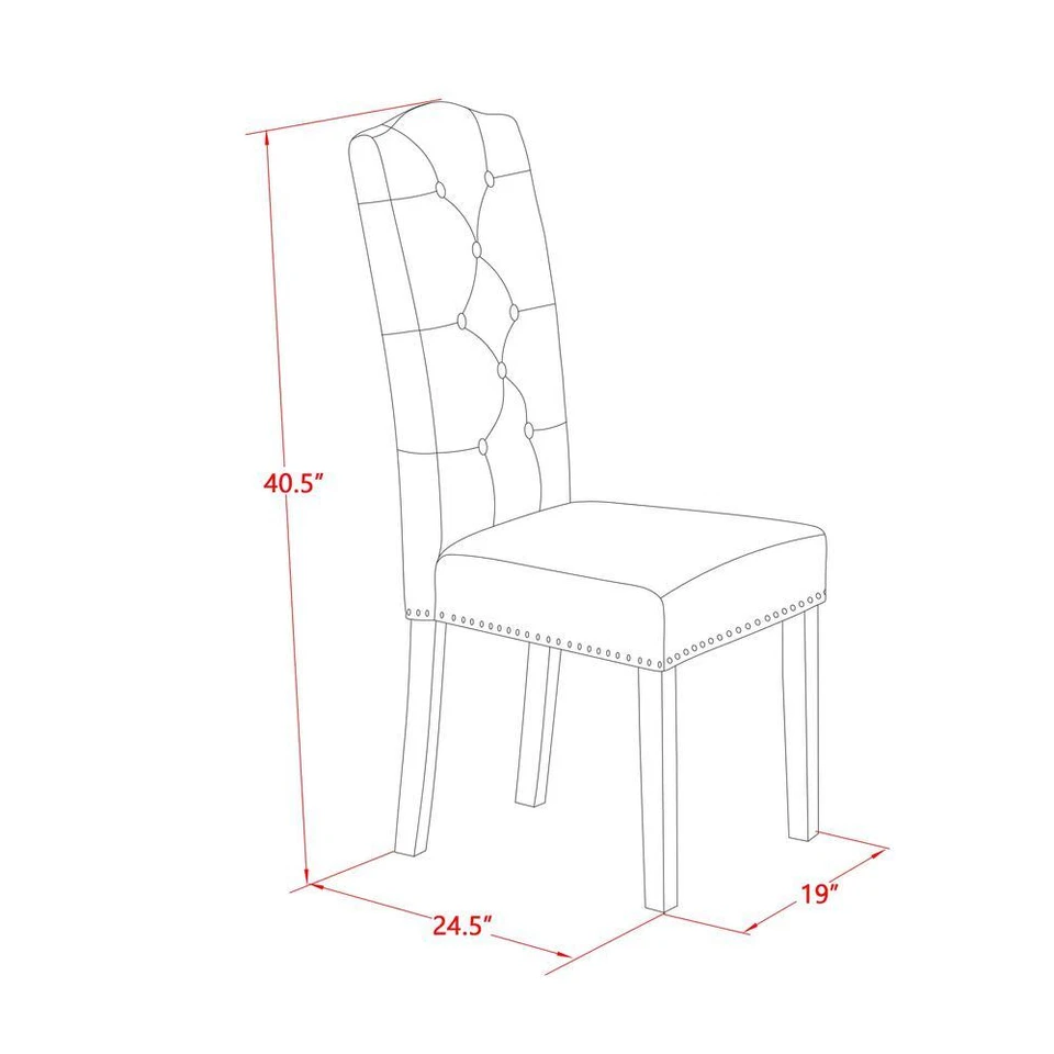 9 Piece Dining Set Includes a Rectangle Dining Room Table with Removable... - Image 2 of 4