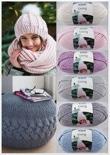 100g Gründl Living Strickwolle Garn weich dick zum Stricken Häkeln GP 39,90€/1kg